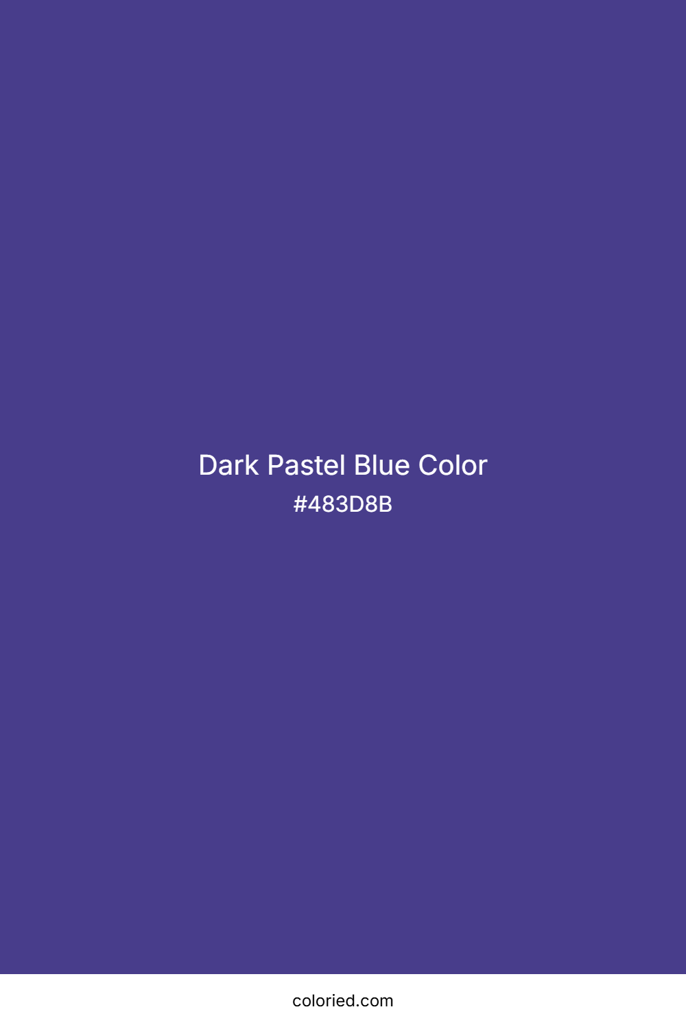 Dark Pastel Blue Color