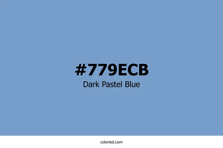 Dark Pastel Blue Color