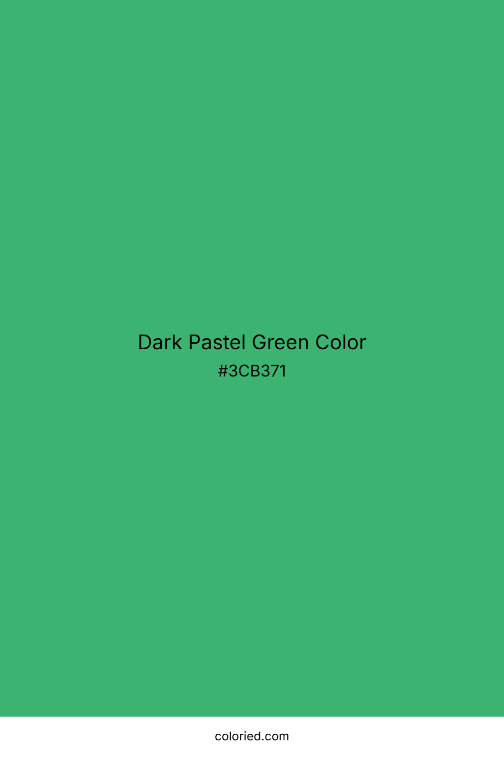 Dark Pastel Green Color