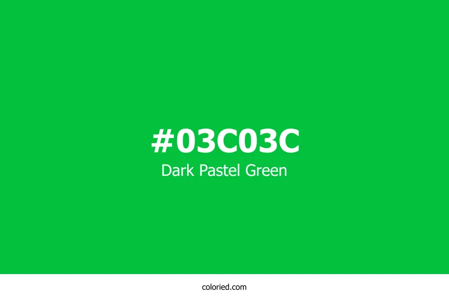 Dark Pastel Green Color