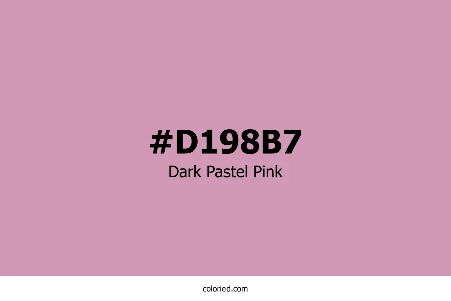 Dark Pastel Pink Color