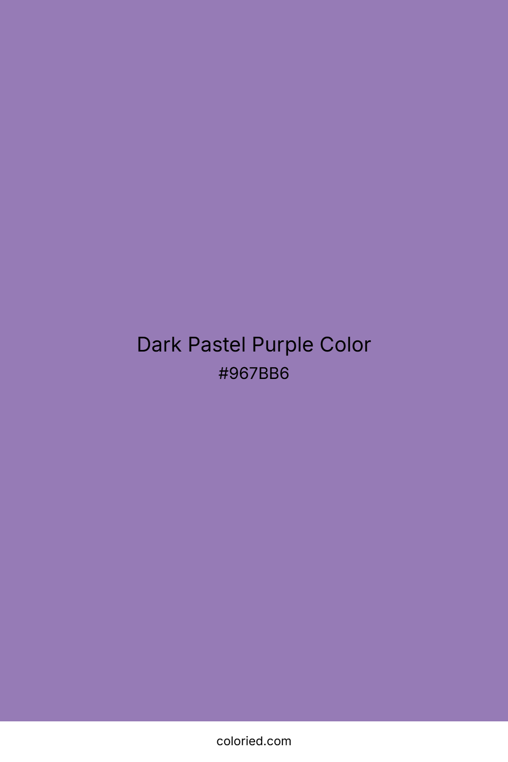 Dark Pastel Purple Color