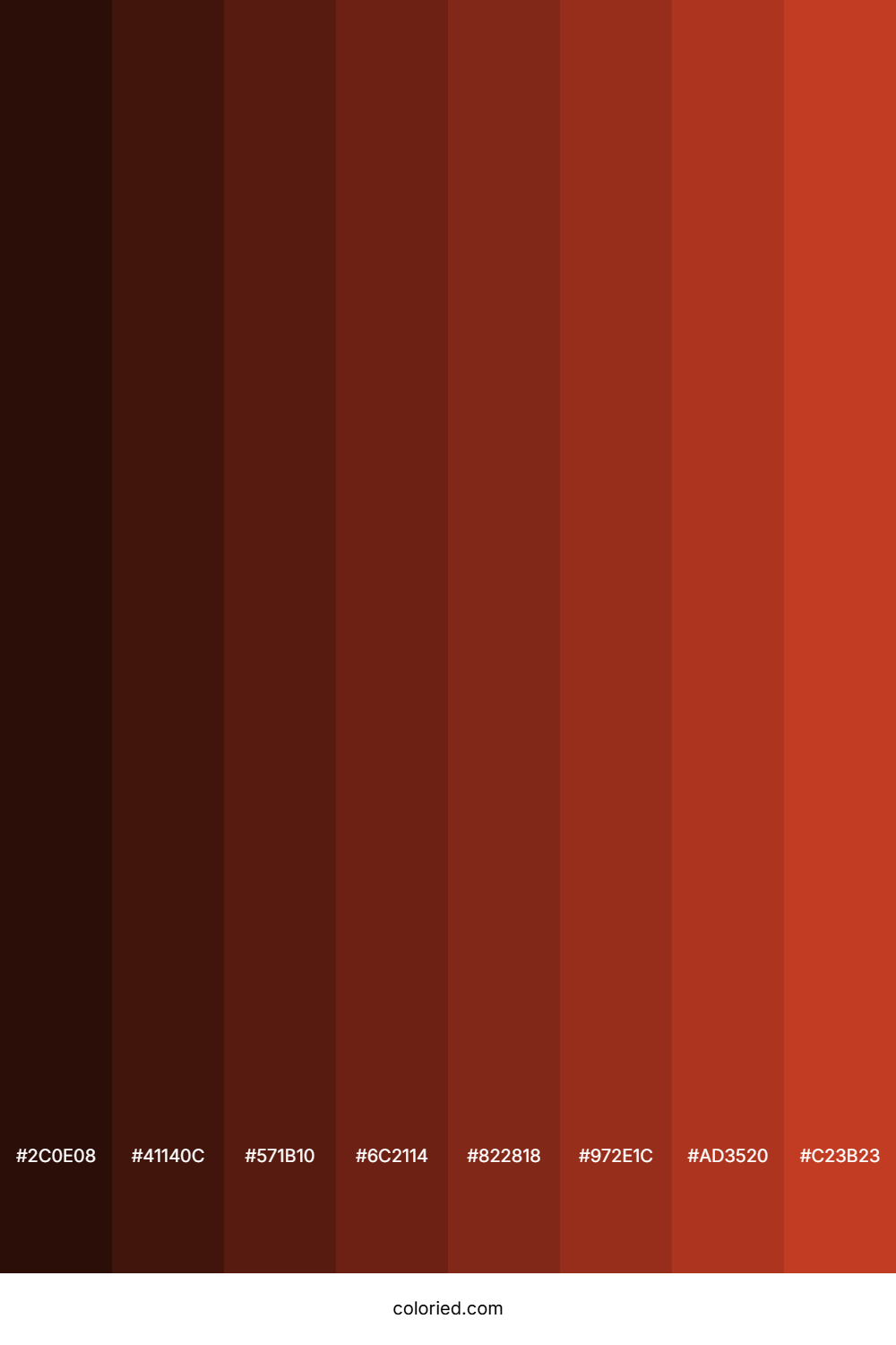 Dark Pastel Red Color Shades