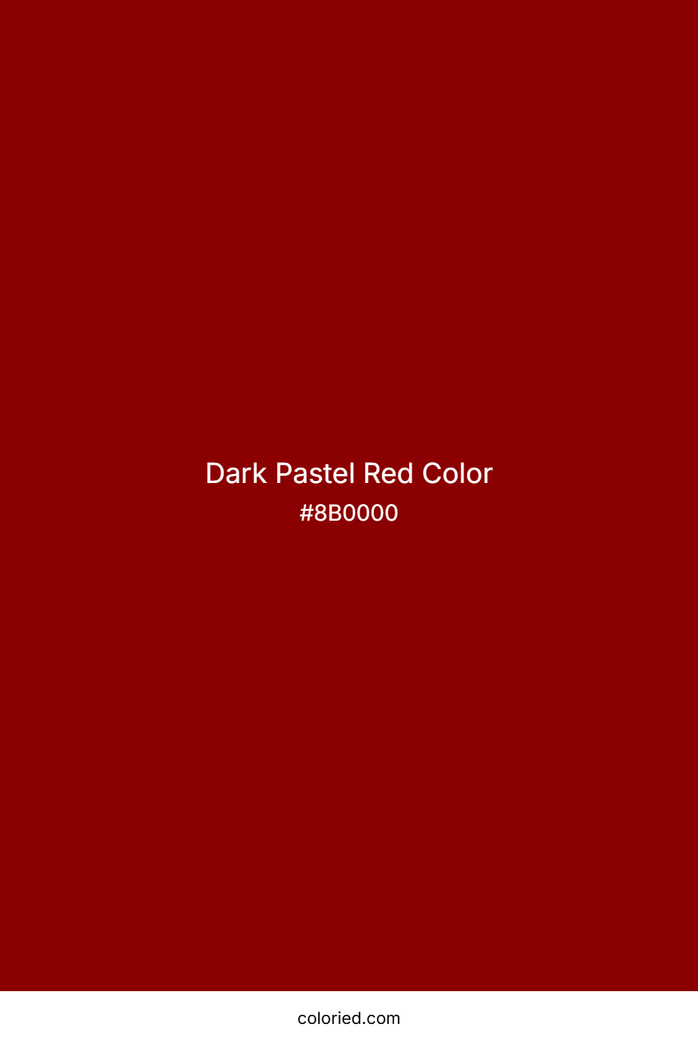 Dark Pastel Red Color
