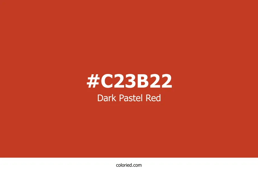 Dark Pastel Red Color