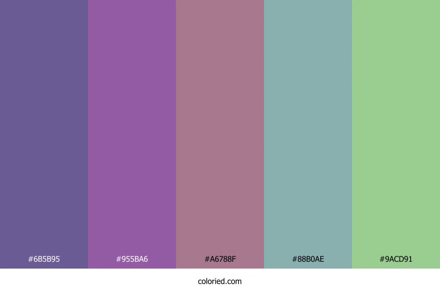 Dark Pastels Color Palette