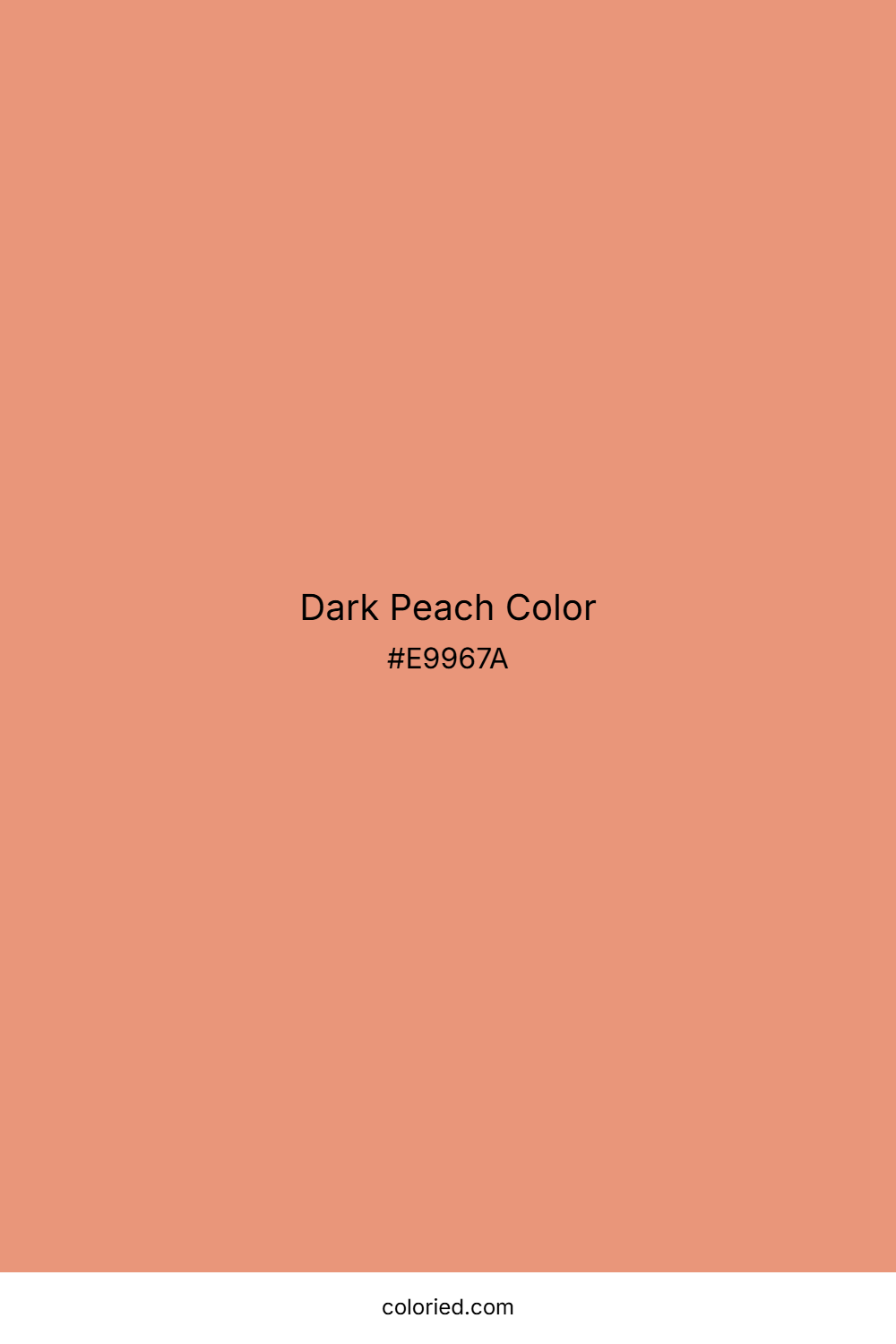 Dark Peach Color