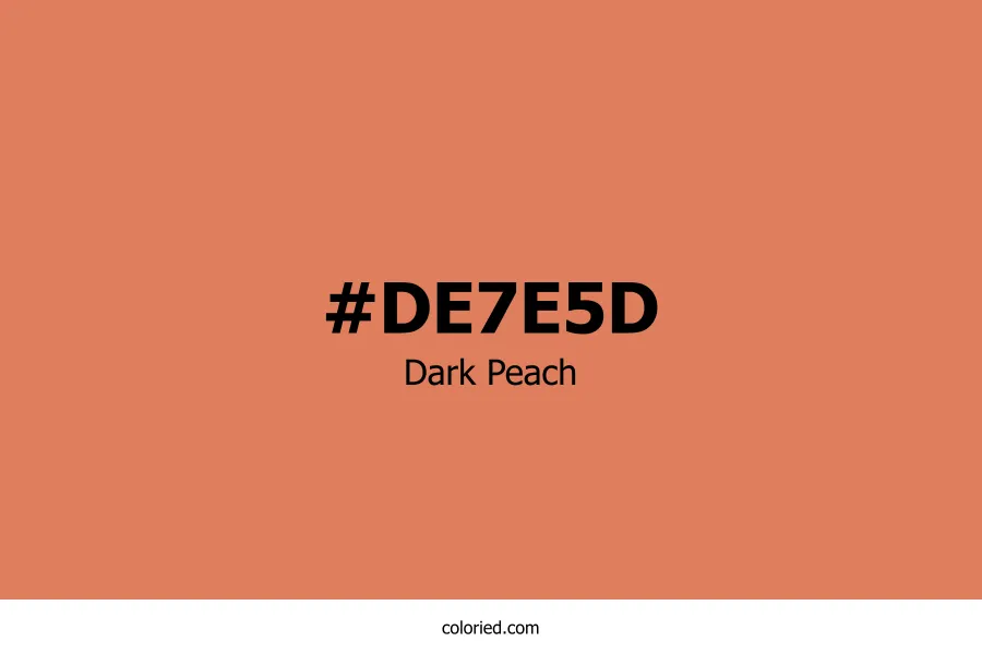 Dark Peach Color