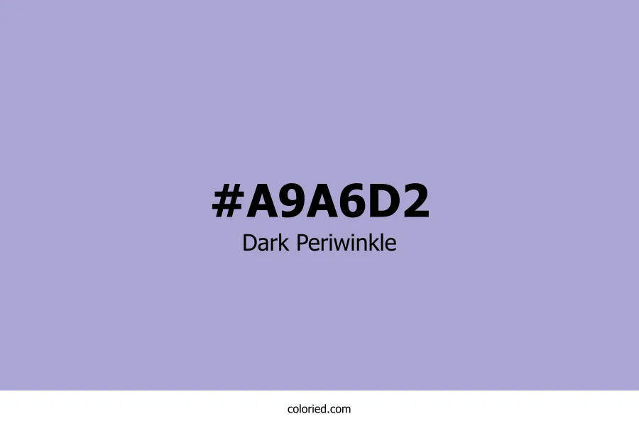 Dark Periwinkle Color Hex Code