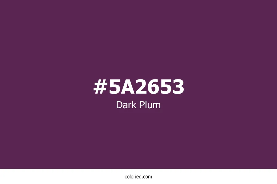 Dark Plum Color