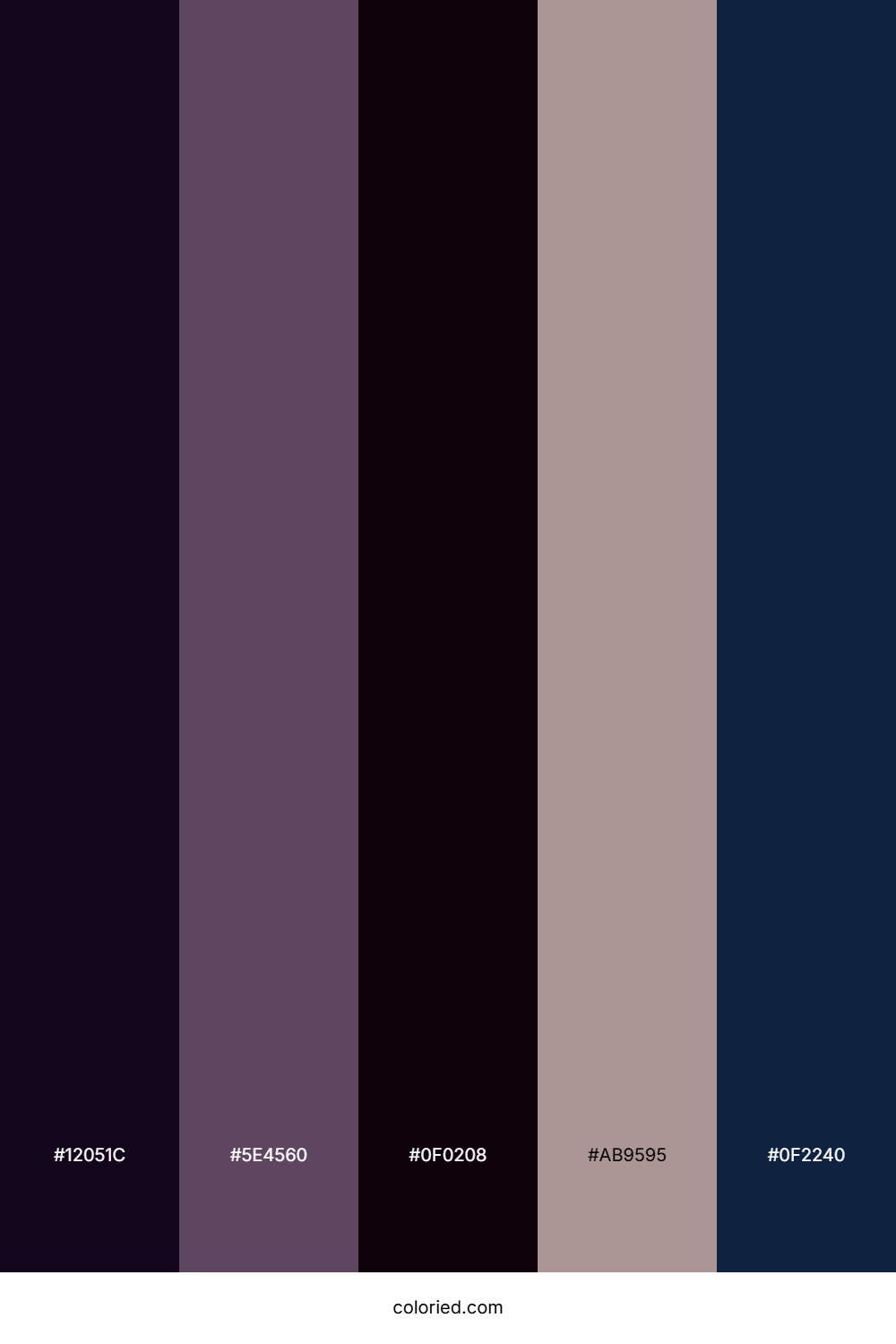 Dark Purple and Soft Mauve Color Palette