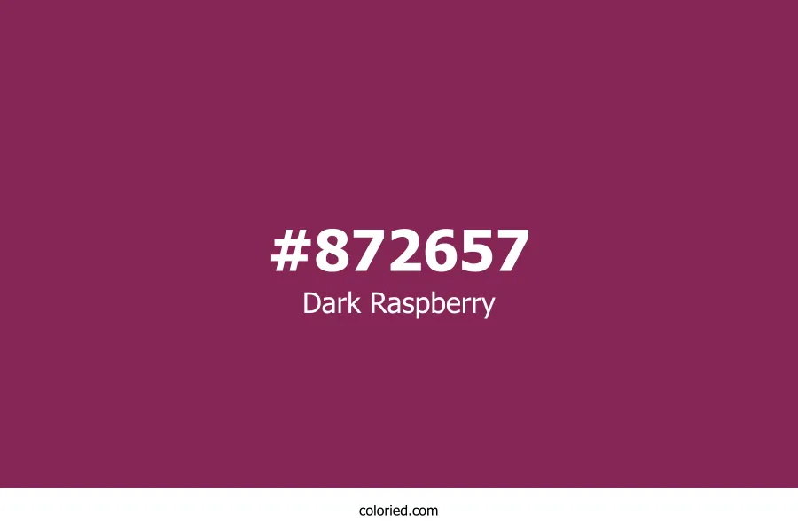 Dark Raspberry Color