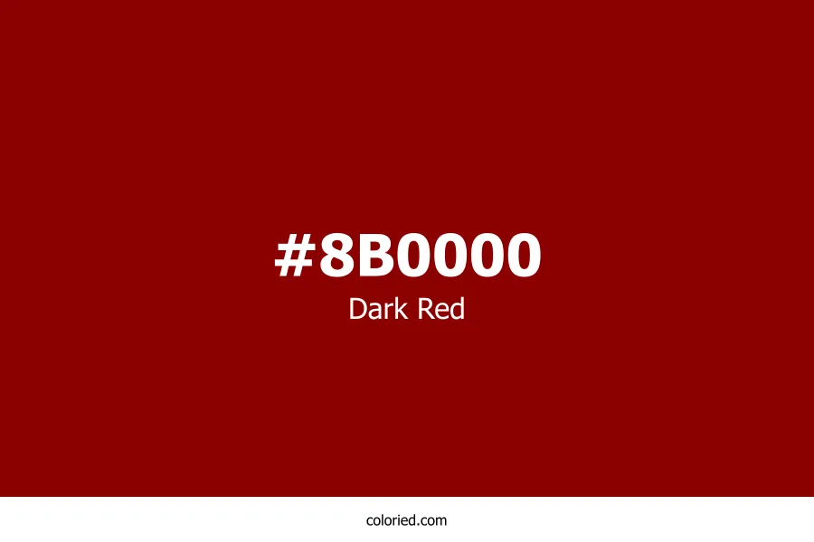 Dark Red Color Hex Code