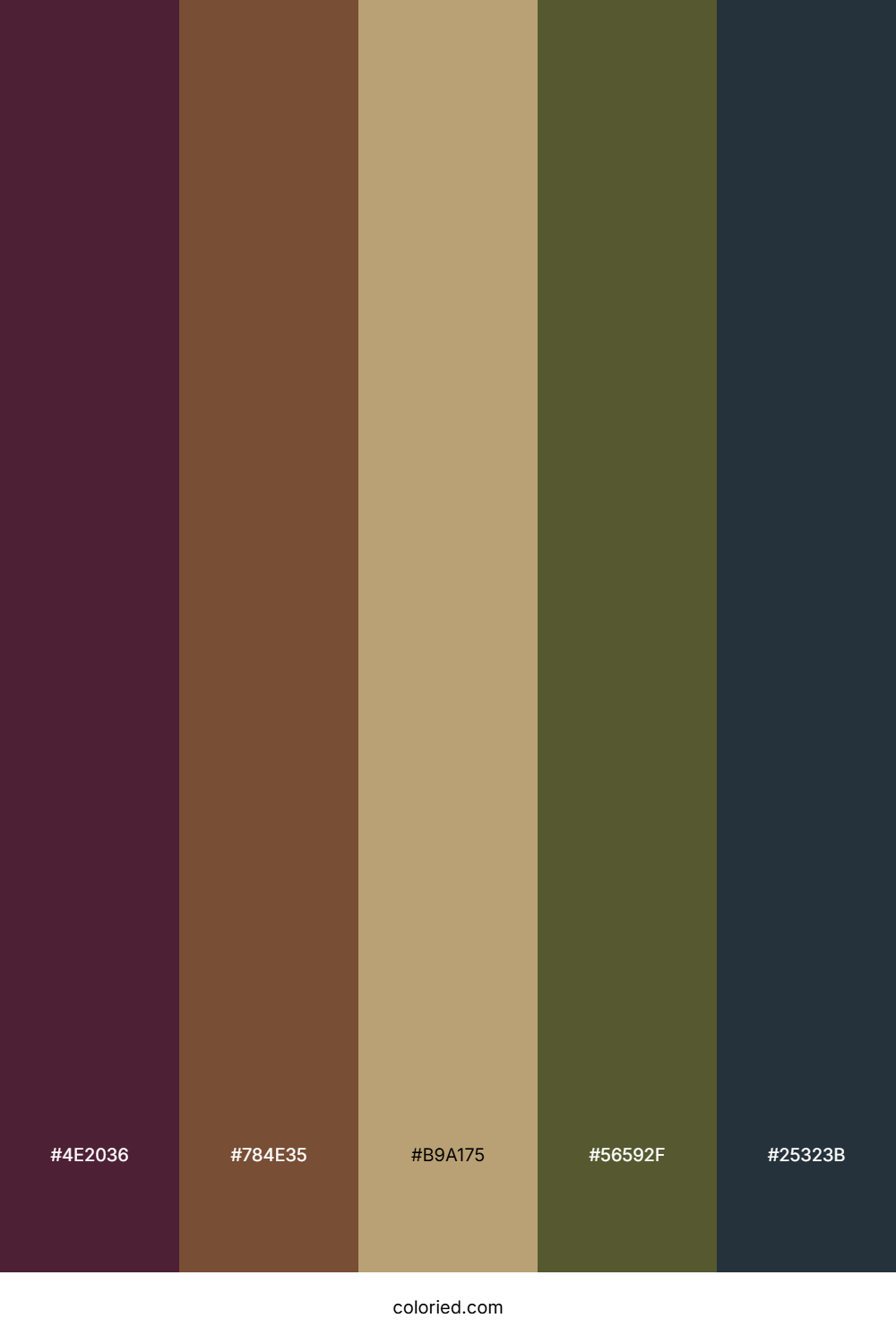Dark Roast Forest Palette