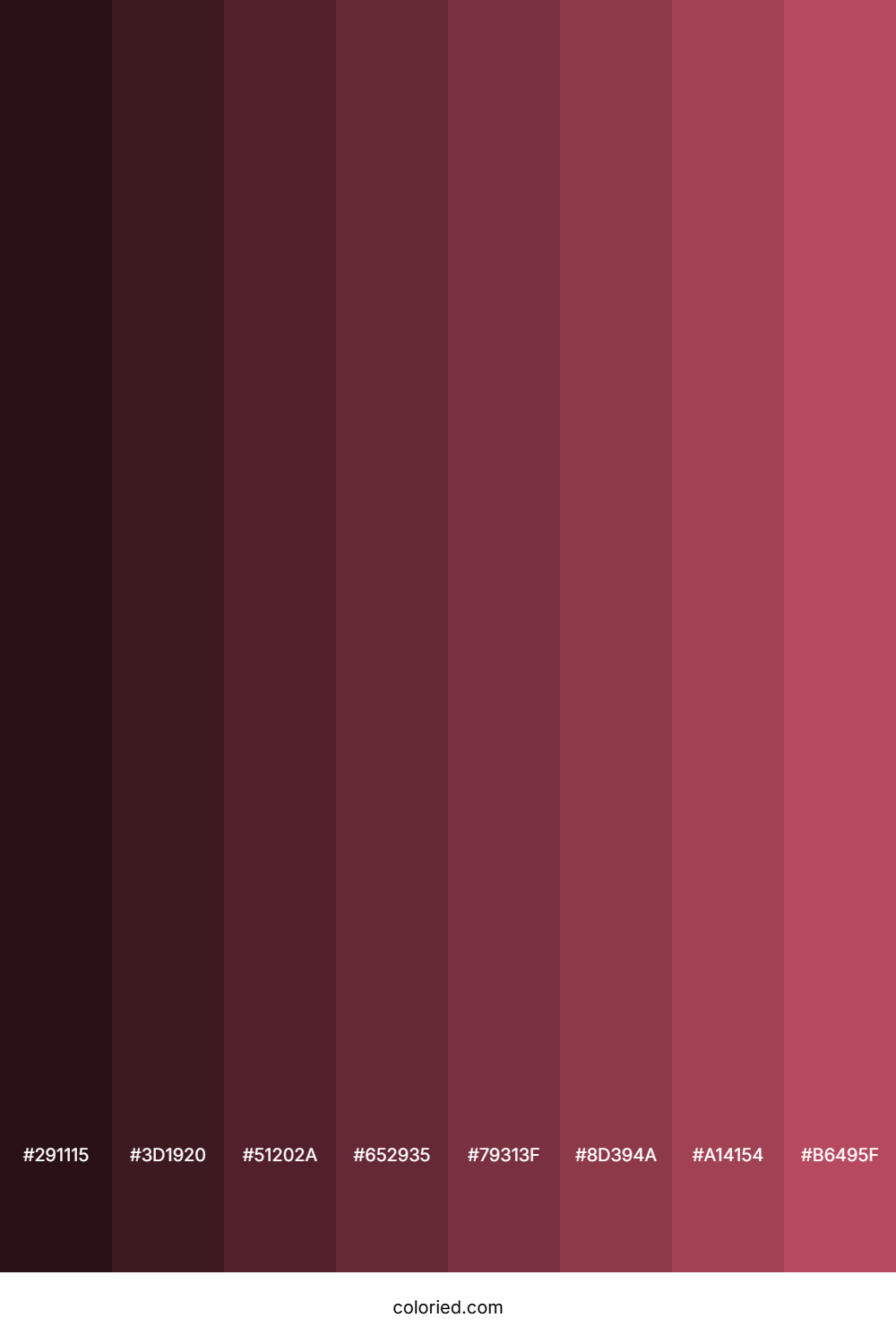 Dark Rose Color Shades