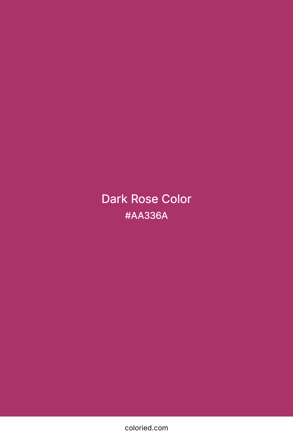 Dark Rose Color