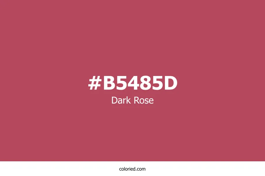 Dark Rose Color
