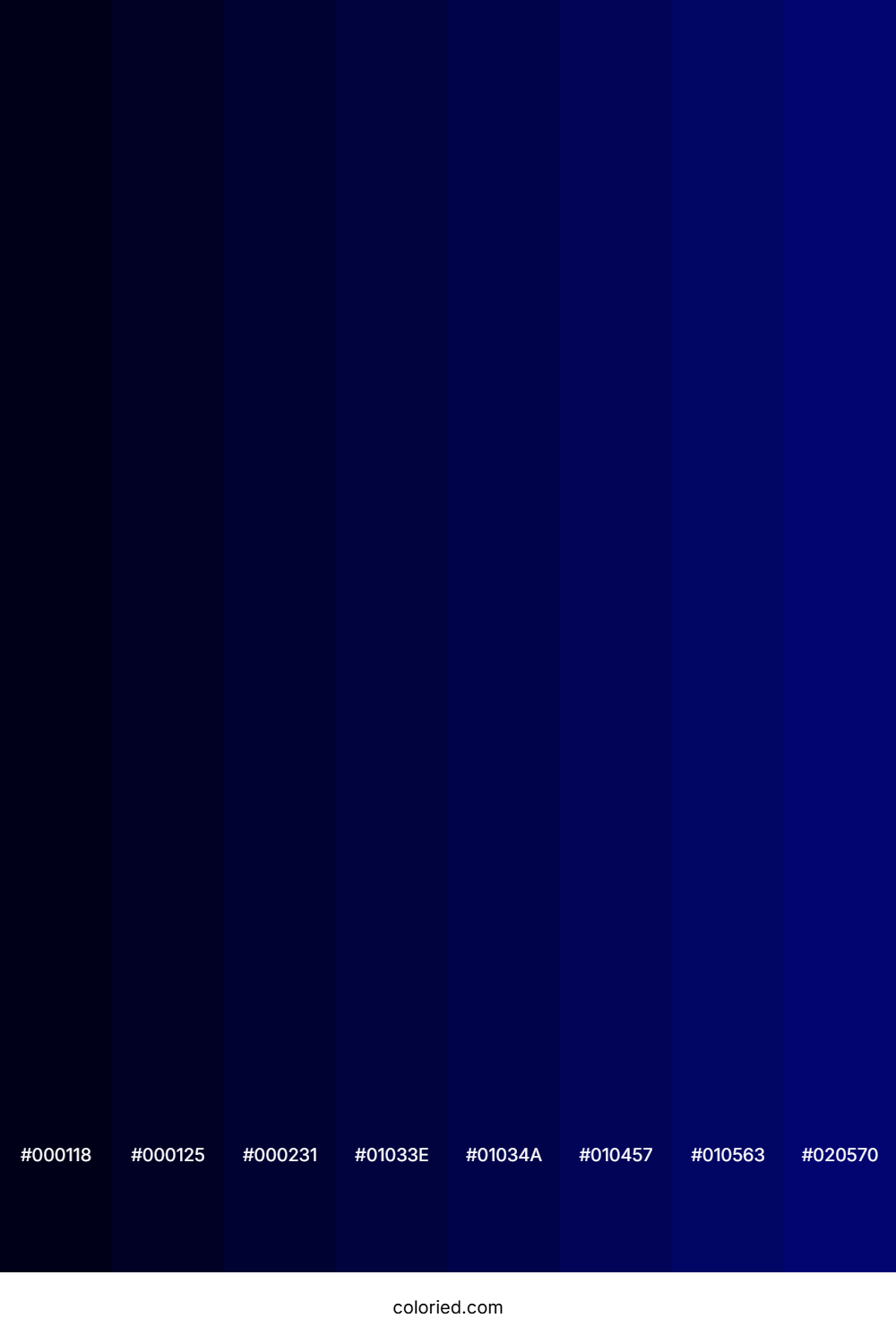 Dark Royal Blue Color Shades