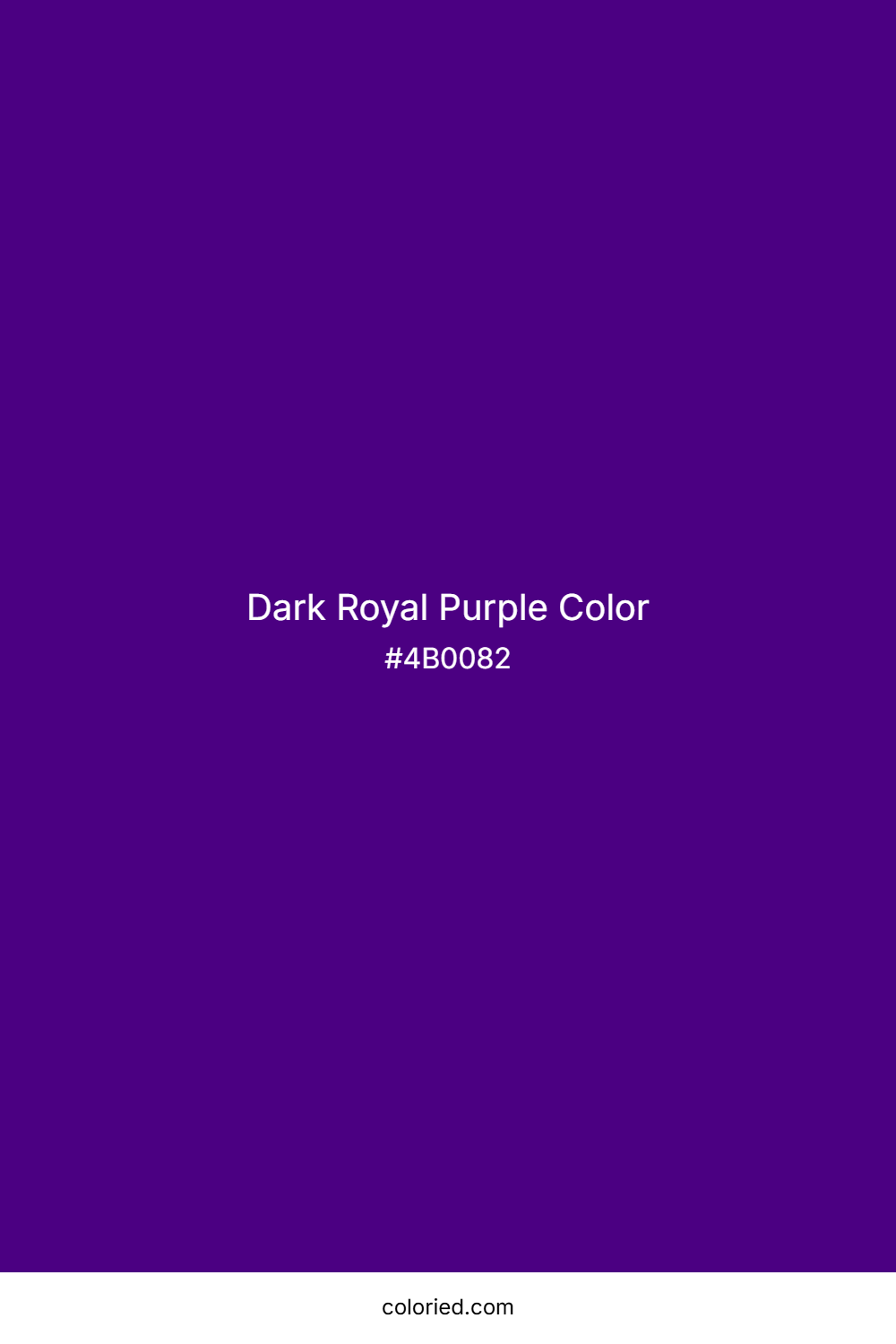 Dark Royal Purple Color