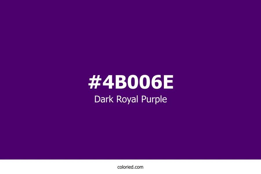 Dark Royal Purple Color