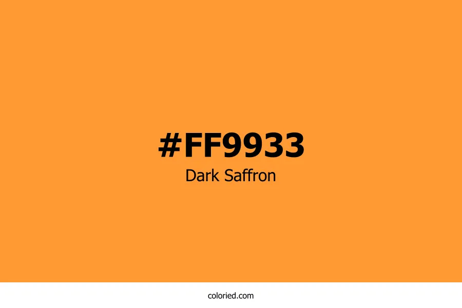 Dark Saffron Color