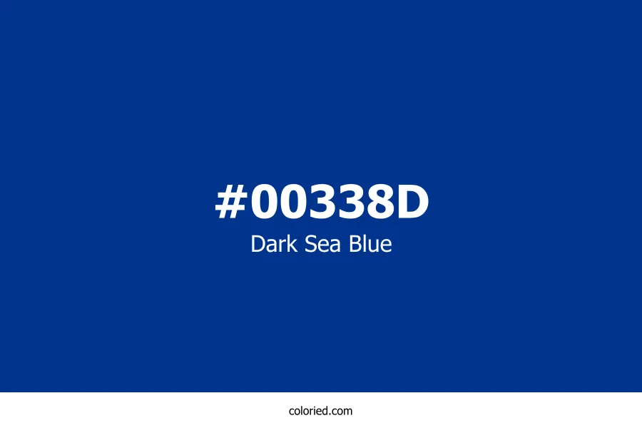 Dark Sea Blue Color Hex Code
