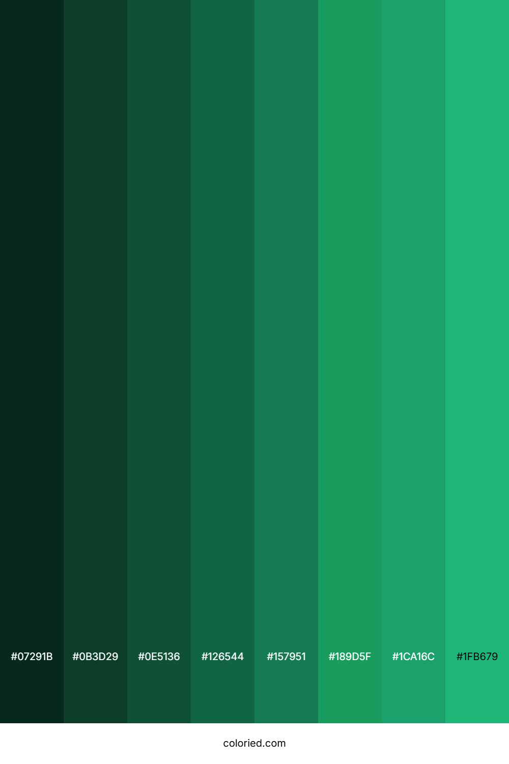 Dark Seafoam Color Shades