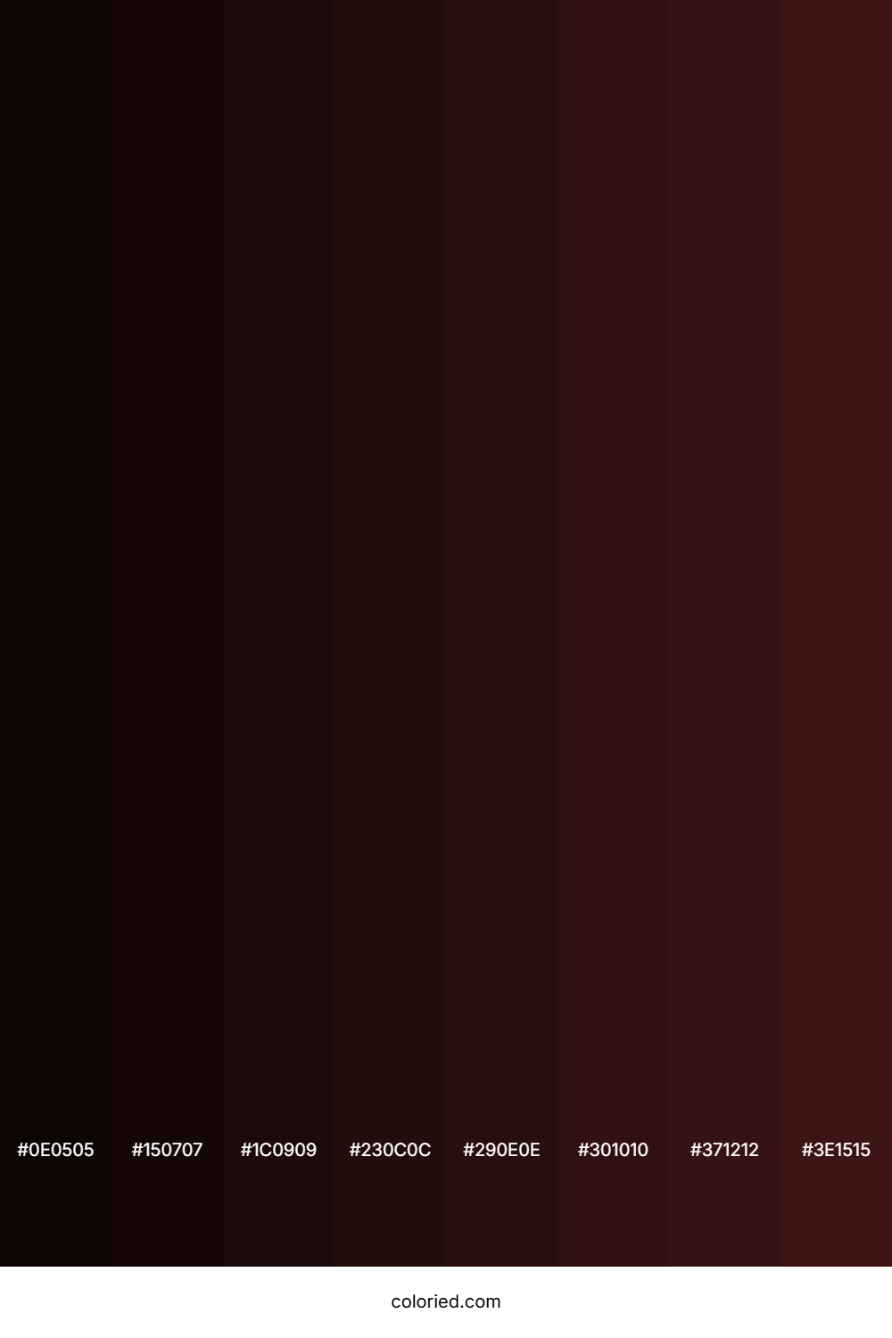 Dark Sienna Color Shades