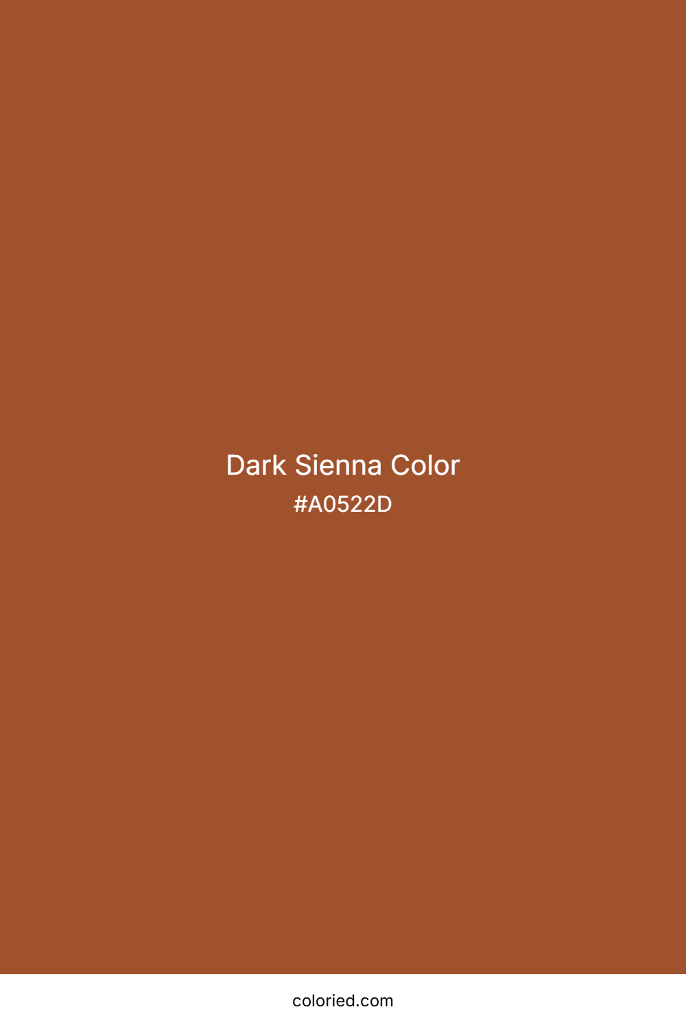 Dark Sienna Color