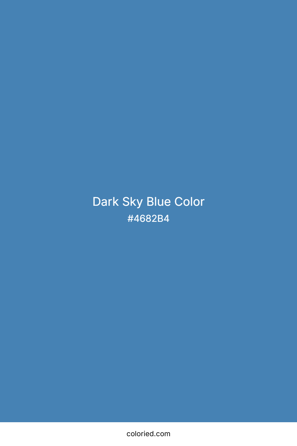 Dark Sky Blue Color