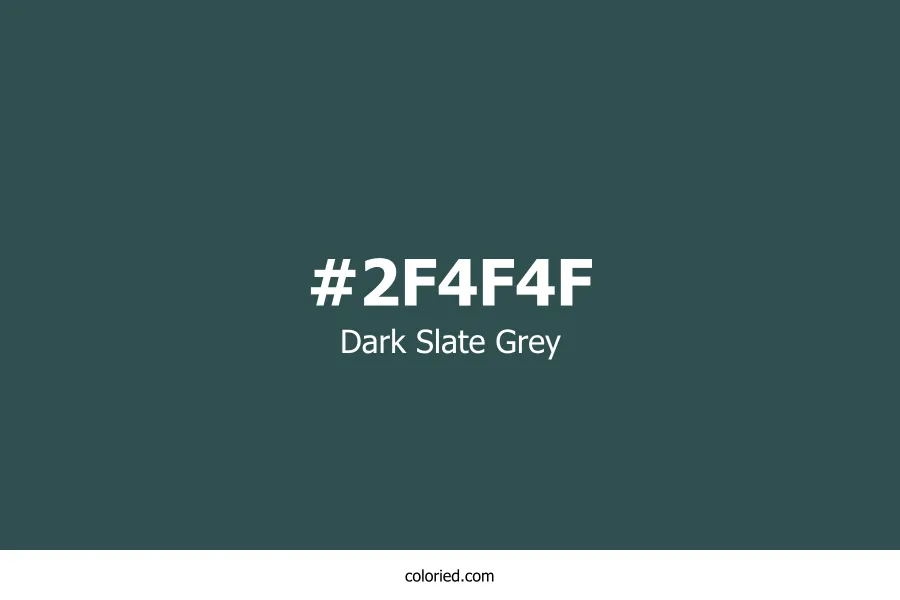 Dark Slate Grey Color Hex Code