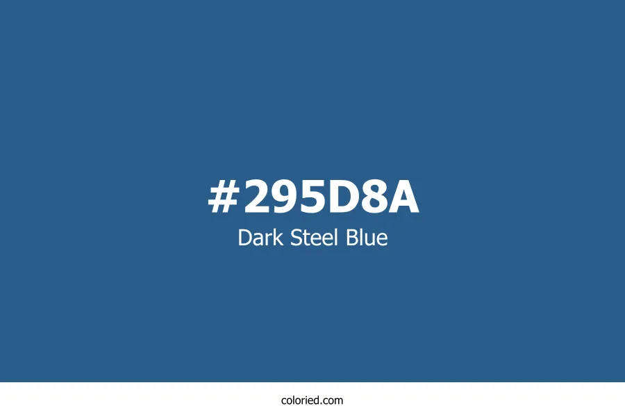Dark Steel Blue Color