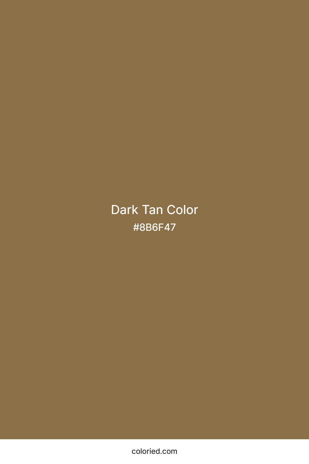 Dark Tan Color