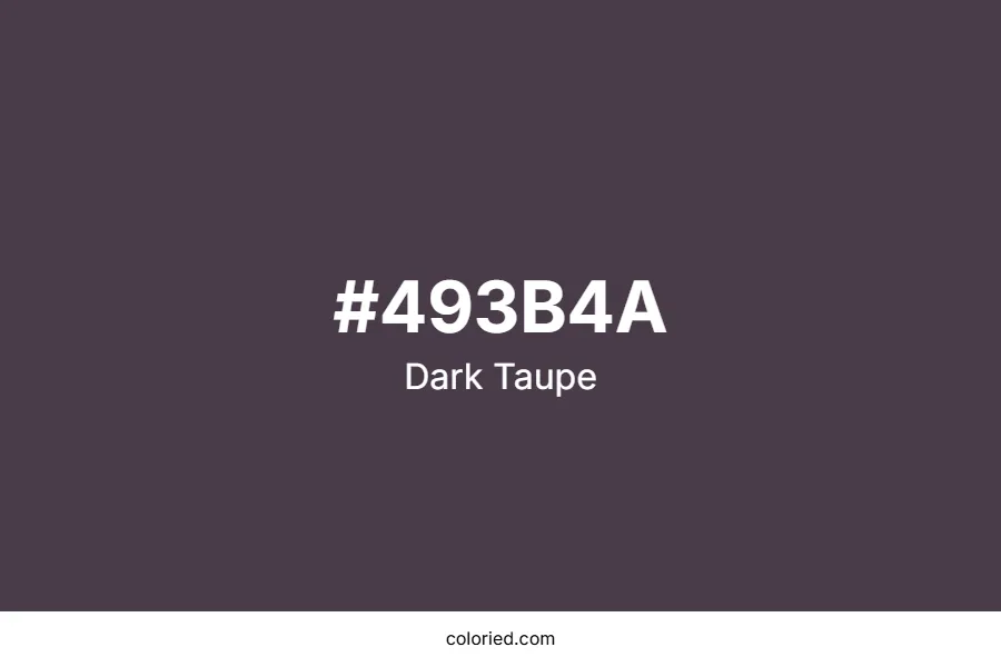 Dark Taupe Color Hex Code