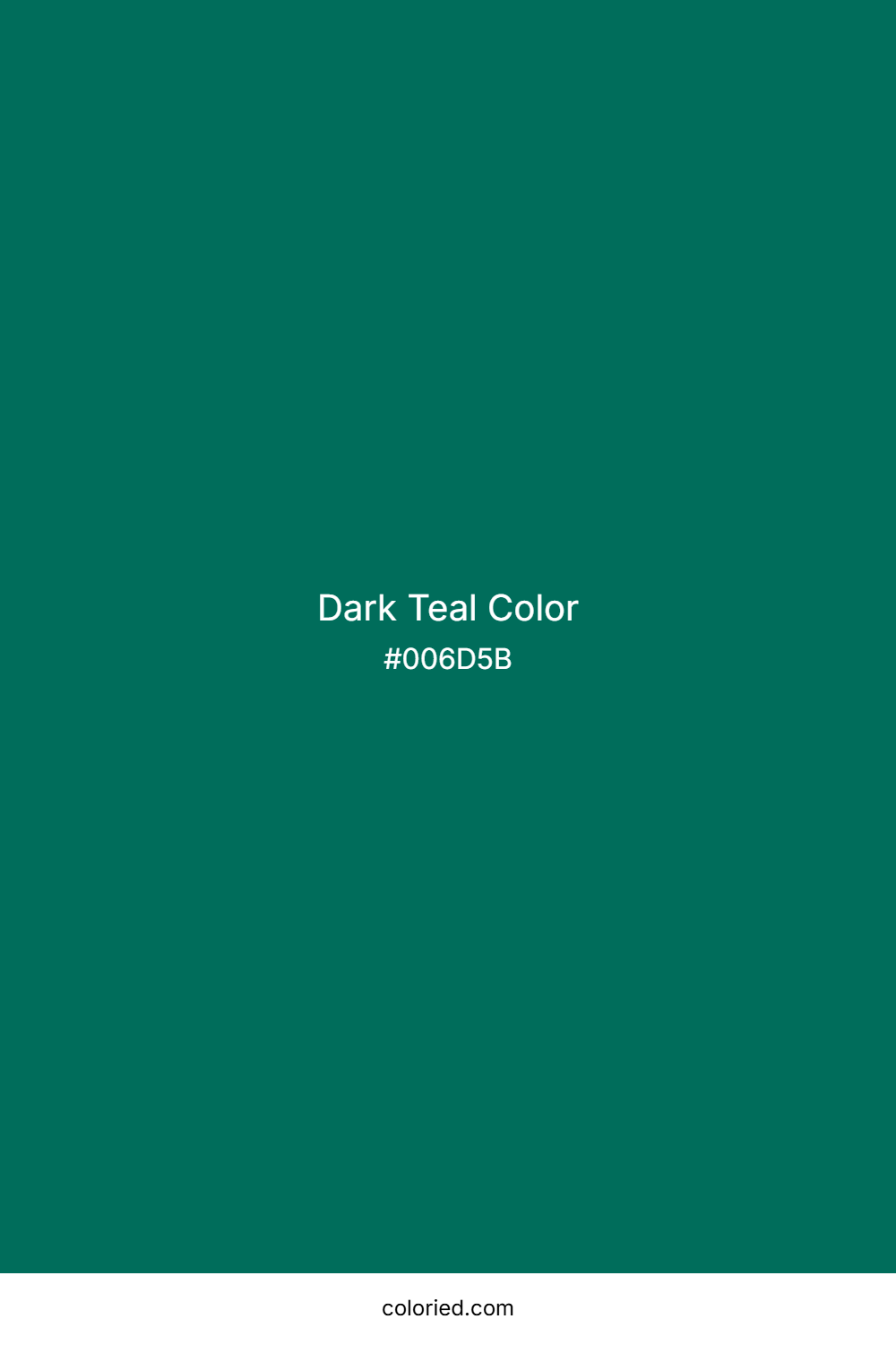 Dark Teal Color