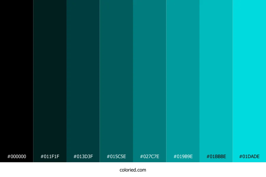 Dark Teal Shades