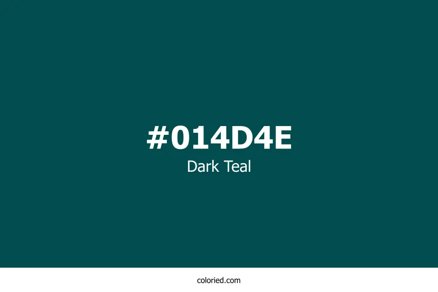 Dark Teal Color Hex Code