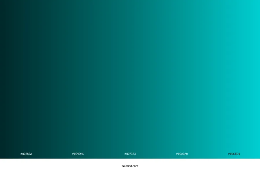 Dark Turquoise Gradient
