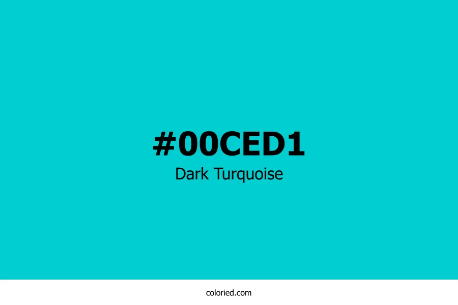 Dark Turquoise Color Hex Code