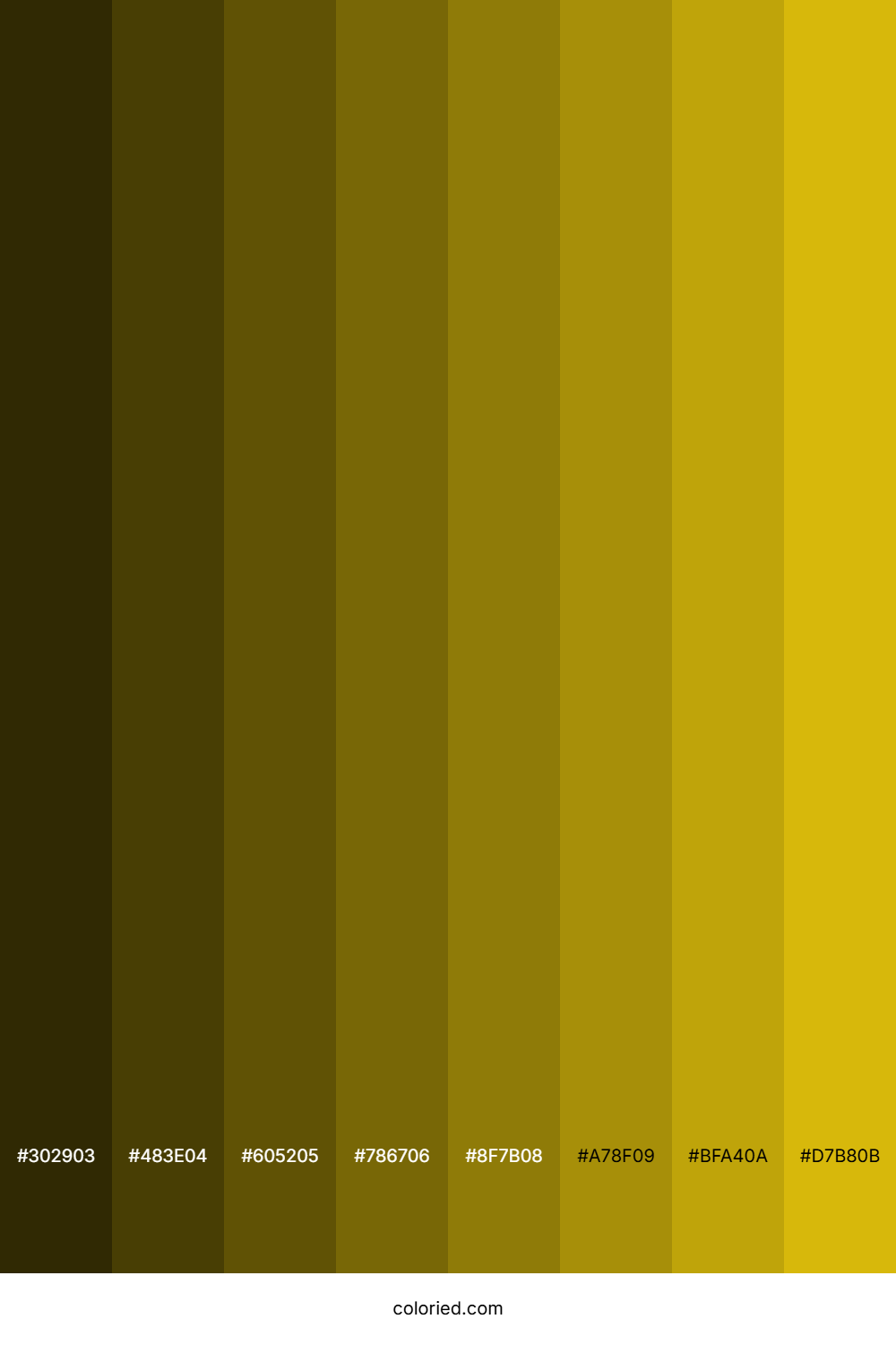 Dark Yellow Shades