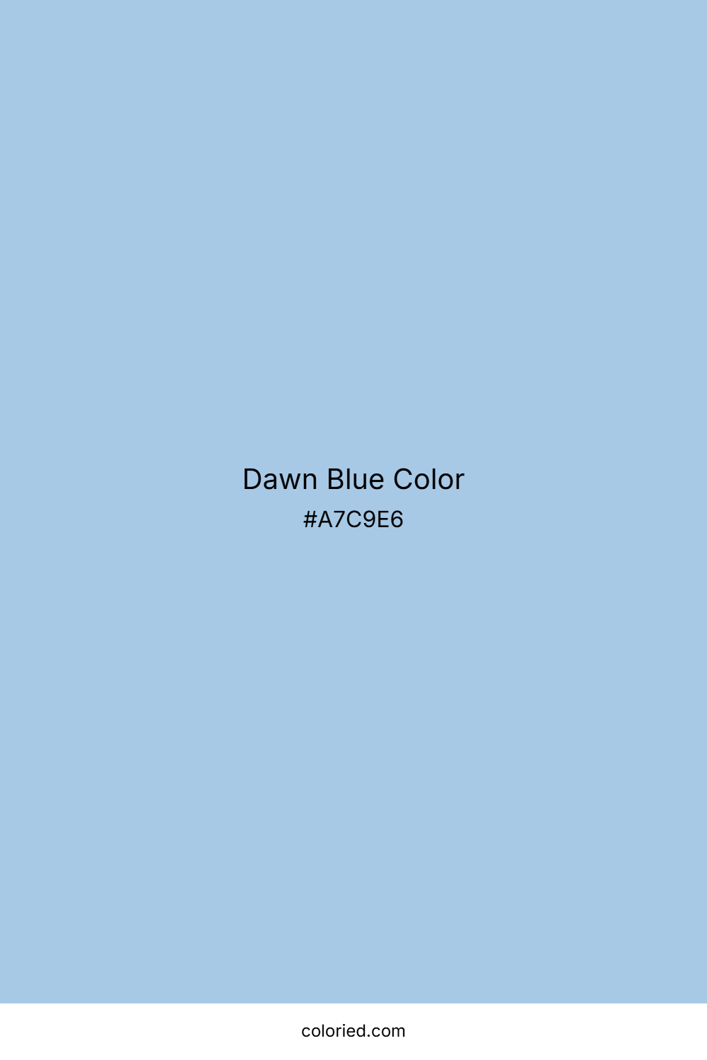 Dawn Blue Color