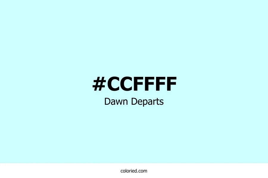 Dawn Departs Color