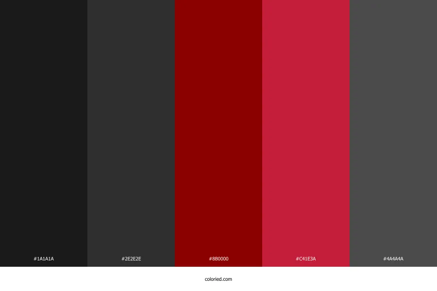 Deadpool Color Palette