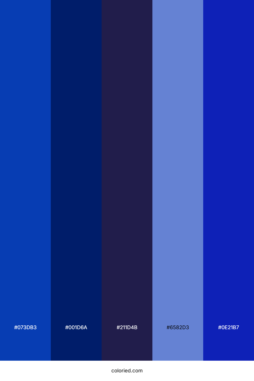 Deep Blue Horizon Color Palette