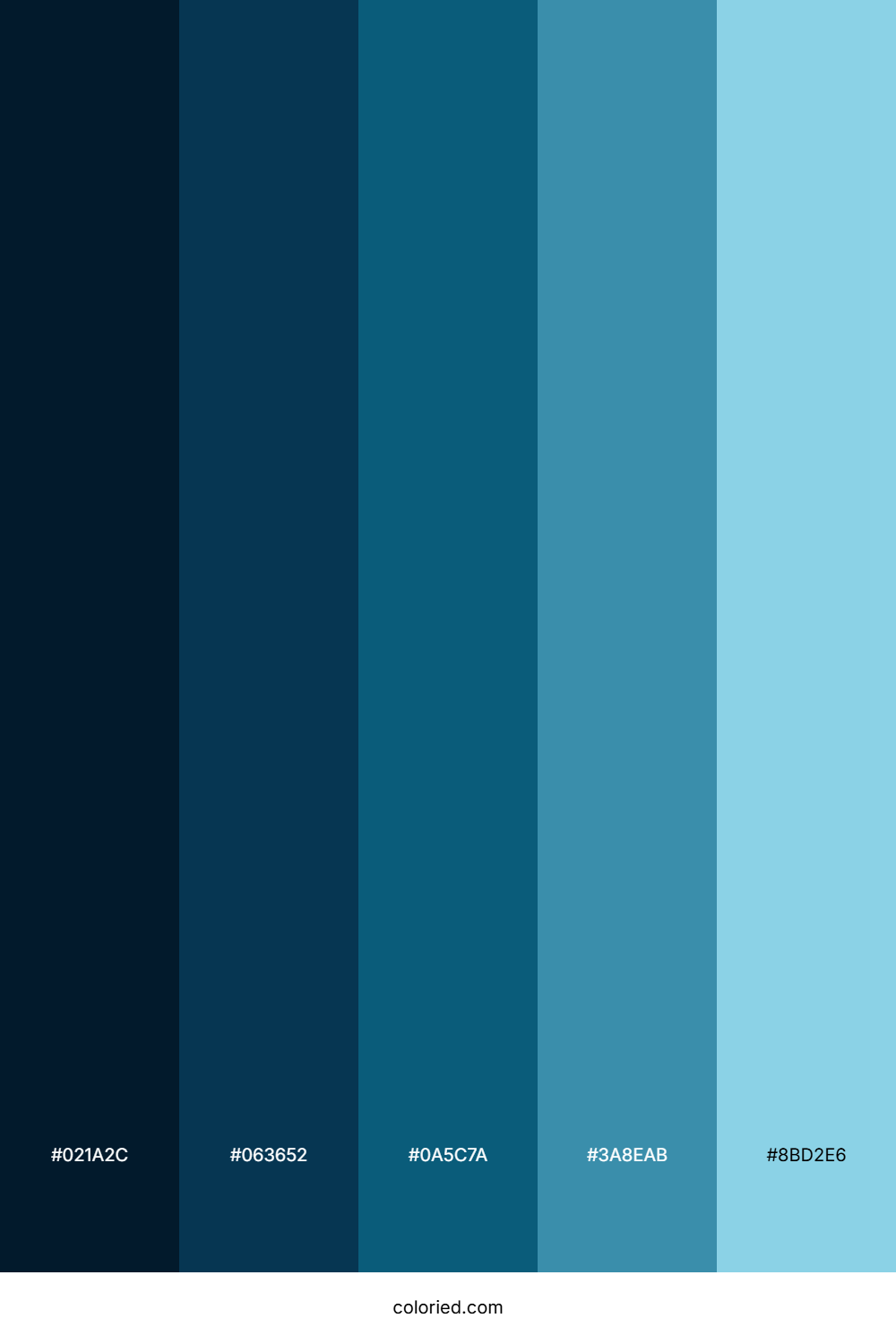 Deep Blue Sea Color Palette