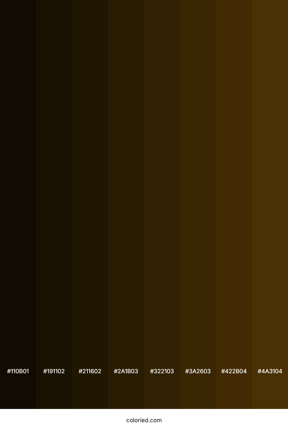 Deep Bronze Color Shades