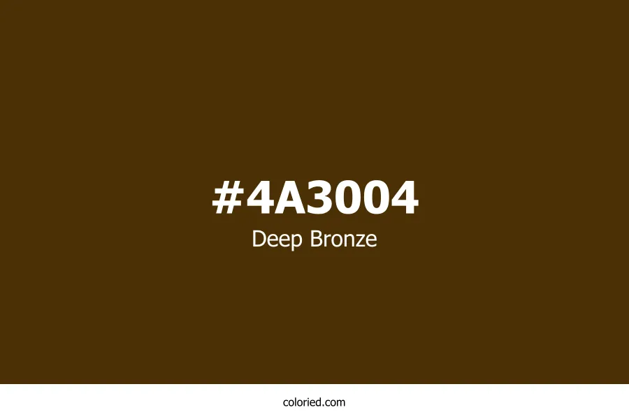 Deep Bronze Color