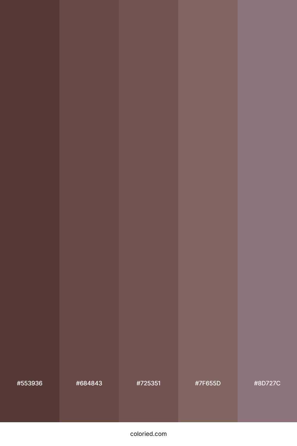 Deep Brown and Warm Taupe Color Palette