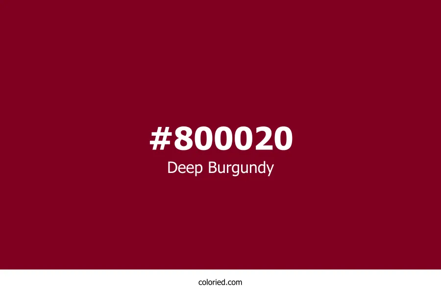 Deep Burgundy Color Hex Code