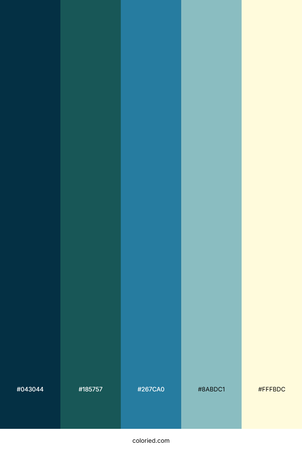 Deep Ocean Cloud Palette